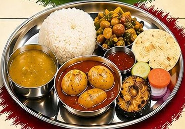 Egg Thali