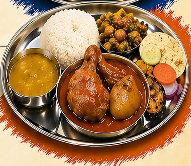 Chicken Thali